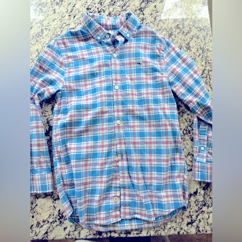 Youth Small Button-up Vineyard Vines Dress Shirt